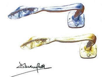 Toilettenrollen Halter Leaf - BA112L